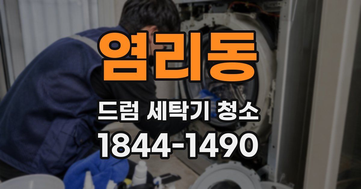 염리동 드럼 세탁기 청소