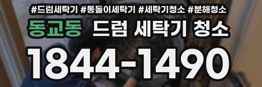 동교동 드럼 세탁기 청소