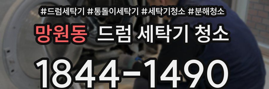 망원동 드럼 세탁기 청소