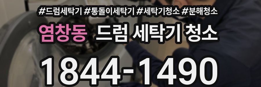 염창동 드럼 세탁기 청소