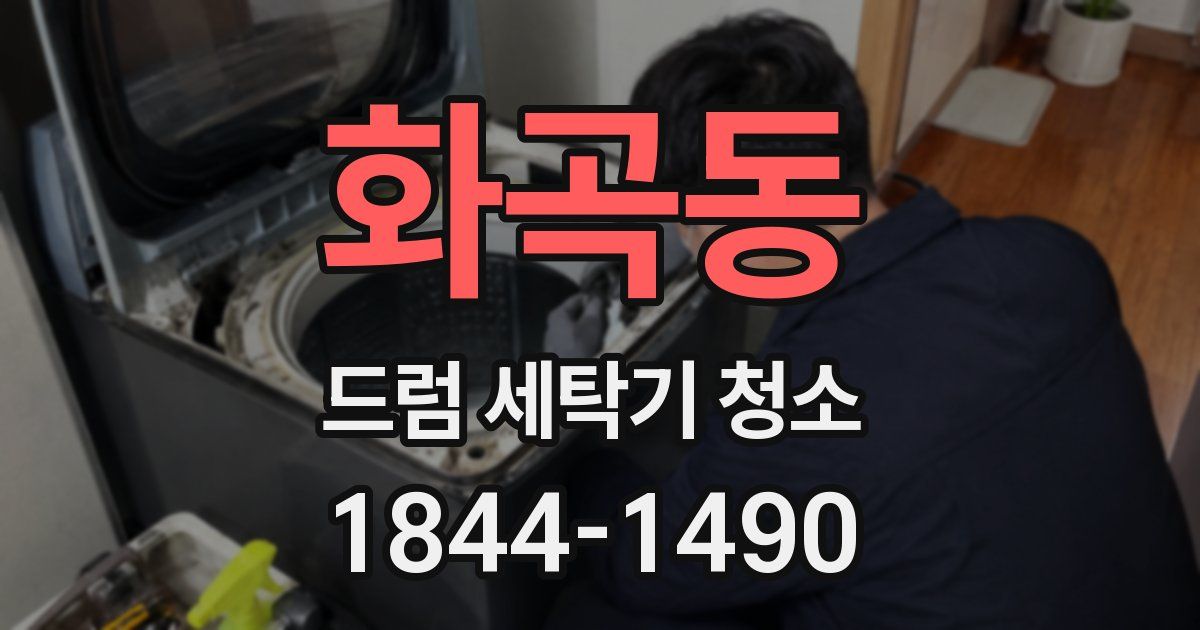 화곡동 드럼 세탁기 청소