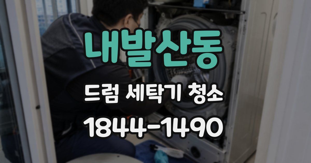 내발산동 드럼 세탁기 청소