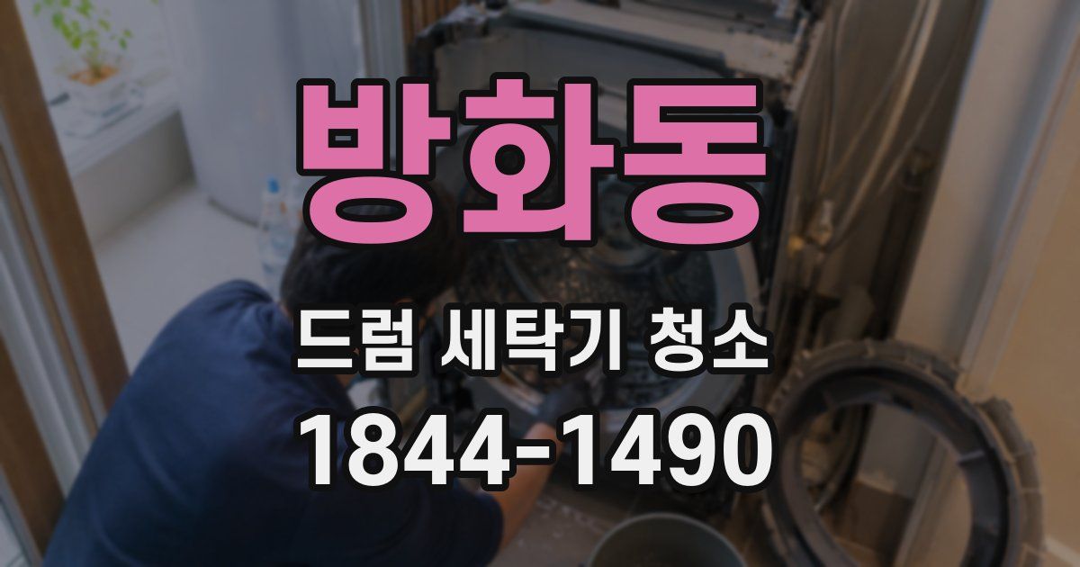 방화동 드럼 세탁기 청소