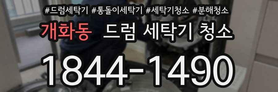 개화동 드럼 세탁기 청소