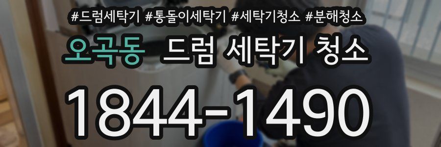 오곡동 드럼 세탁기 청소