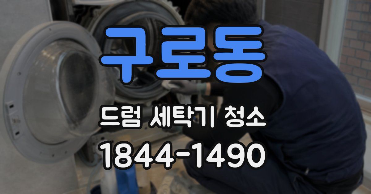 구로동 드럼 세탁기 청소