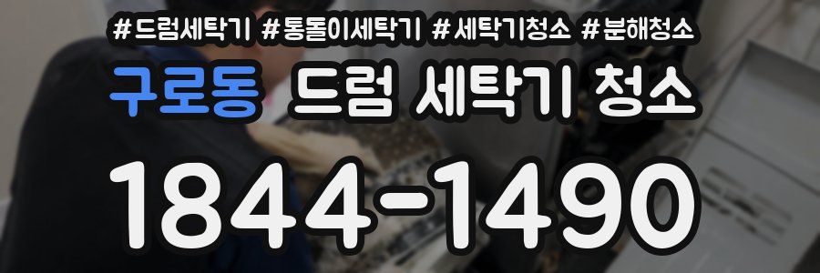 구로동 드럼 세탁기 청소