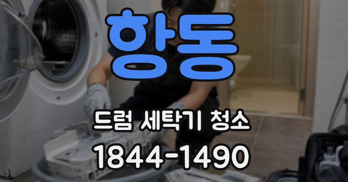 항동 드럼 세탁기 청소