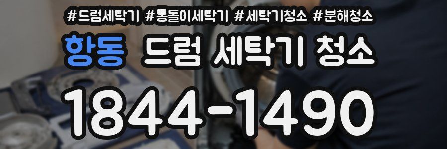 항동 드럼 세탁기 청소