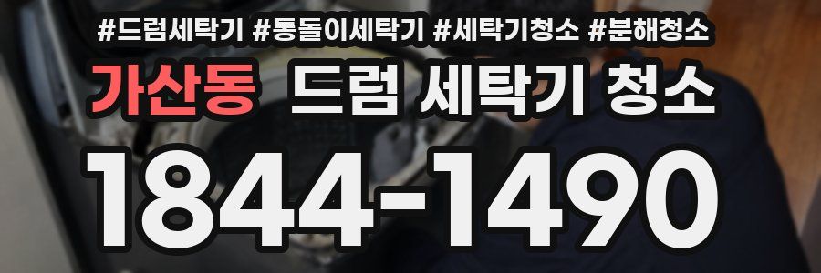 가산동 드럼 세탁기 청소