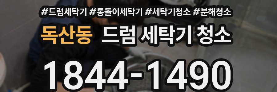 독산동 드럼 세탁기 청소