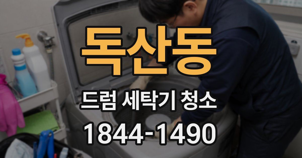 독산동 드럼 세탁기 청소
