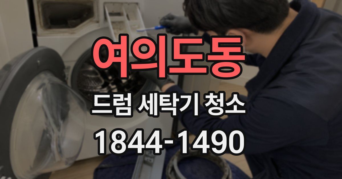 여의도동 드럼 세탁기 청소