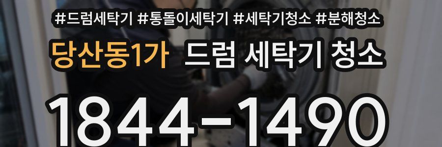 당산동1가 드럼 세탁기 청소