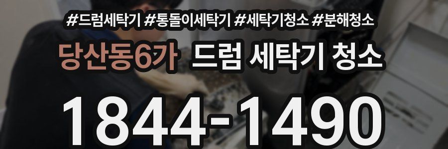 당산동6가 드럼 세탁기 청소