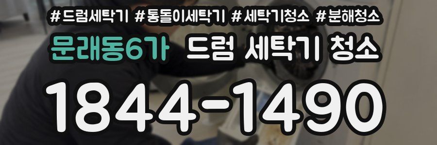 문래동6가 드럼 세탁기 청소