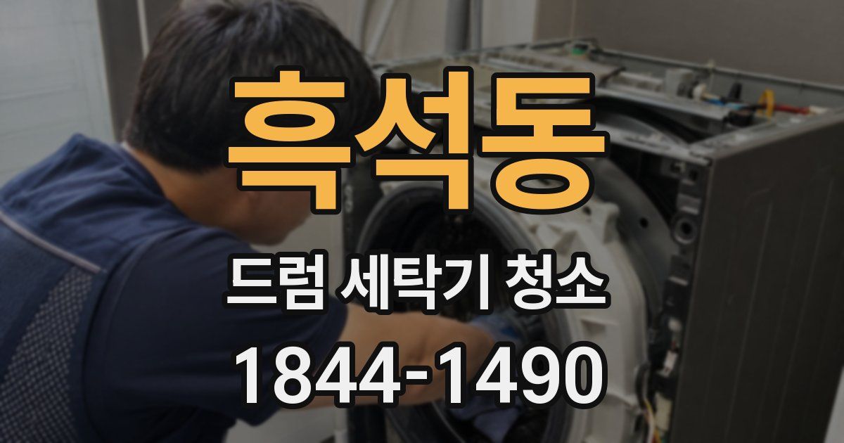 흑석동 드럼 세탁기 청소