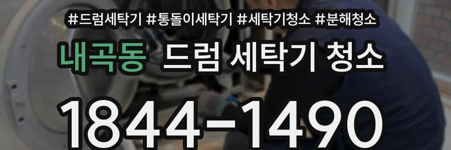 내곡동 드럼 세탁기 청소