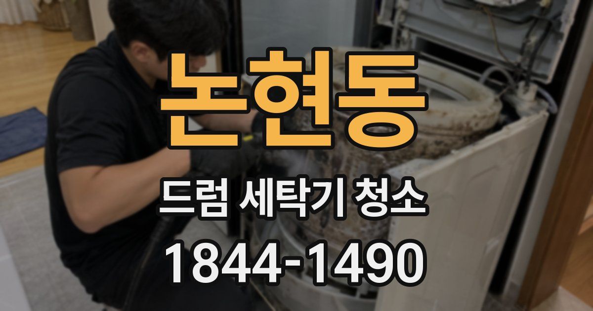 논현동 드럼 세탁기 청소