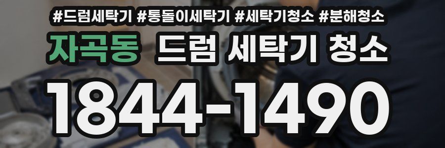 자곡동 드럼 세탁기 청소