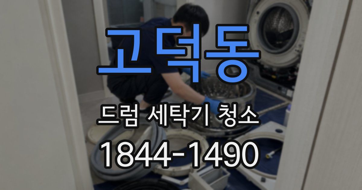 고덕동 드럼 세탁기 청소
