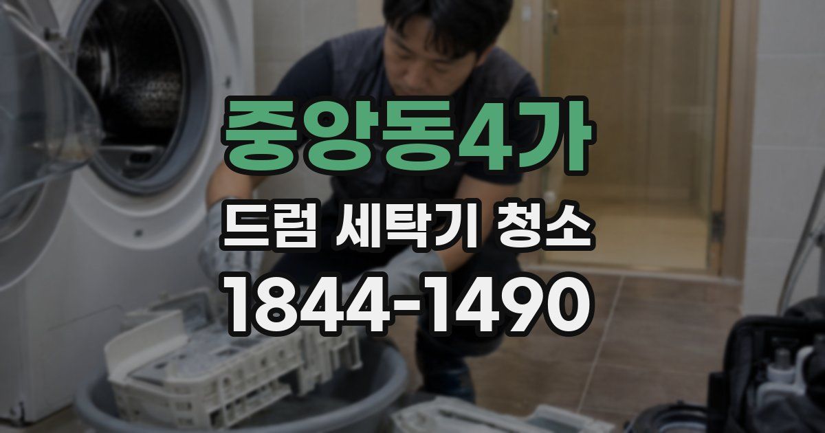 중앙동4가 드럼 세탁기 청소
