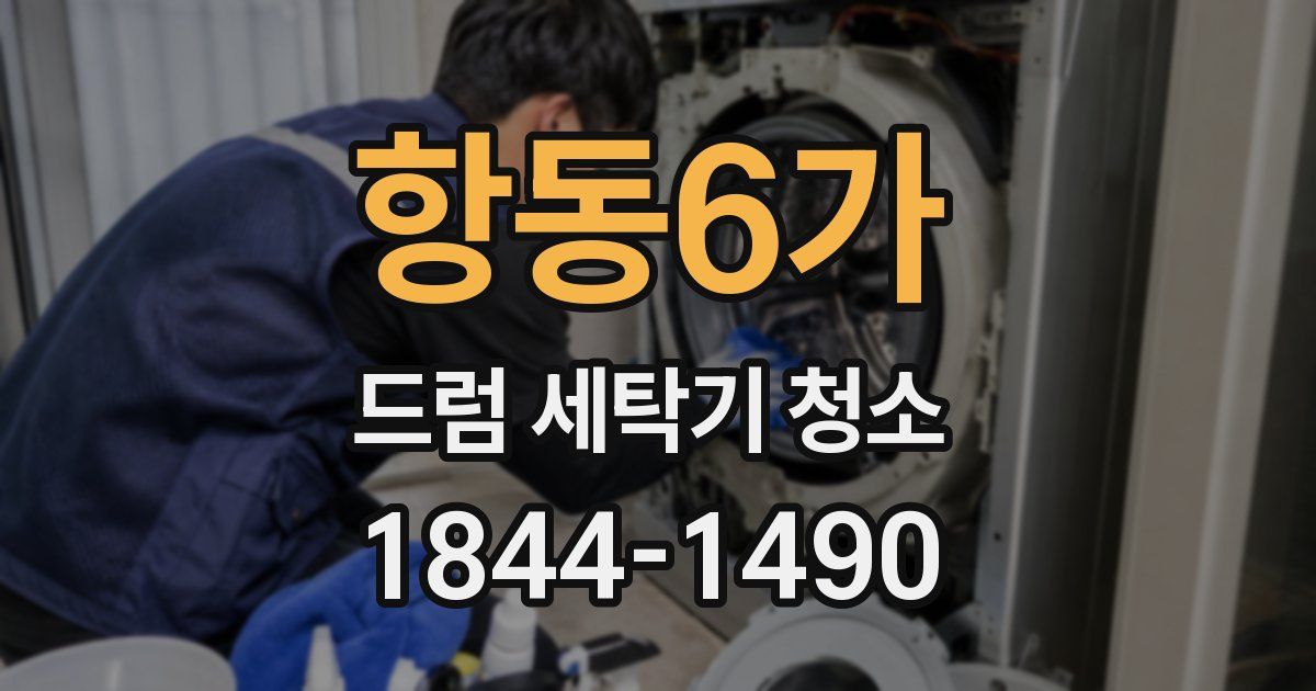 항동6가 드럼 세탁기 청소