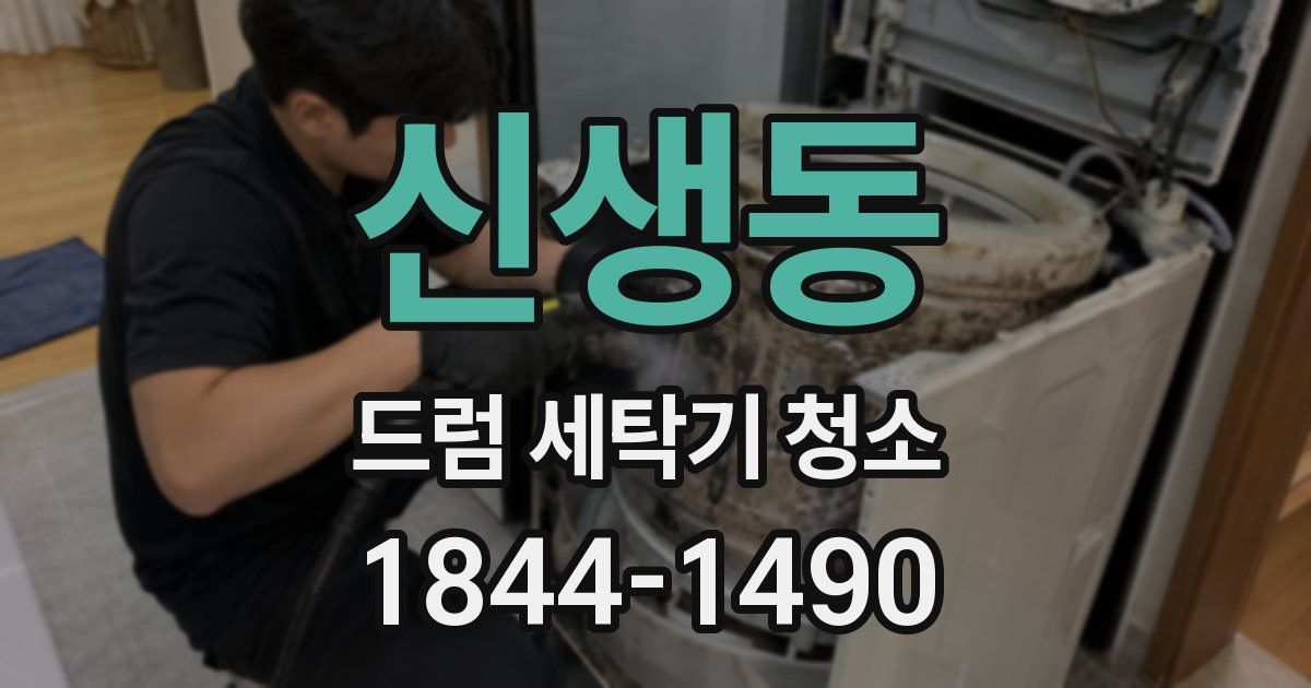 신생동 드럼 세탁기 청소