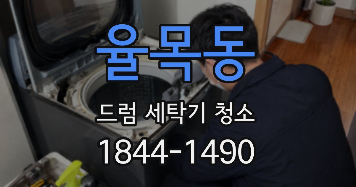 율목동 드럼 세탁기 청소