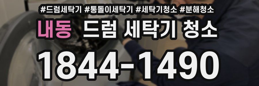 내동 드럼 세탁기 청소