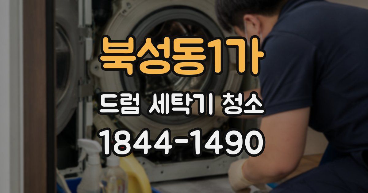 북성동1가 드럼 세탁기 청소