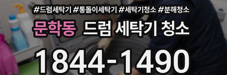 문학동 드럼 세탁기 청소