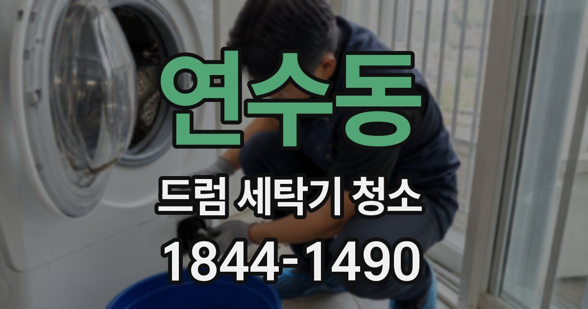연수동 드럼 세탁기 청소
