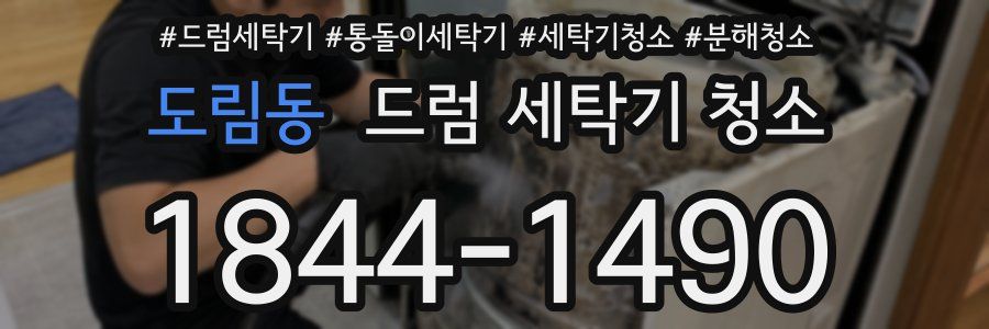 도림동 드럼 세탁기 청소