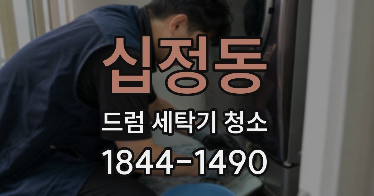 십정동 드럼 세탁기 청소