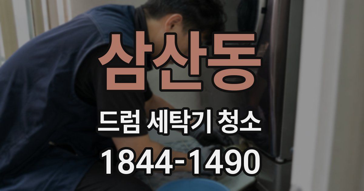 삼산동 드럼 세탁기 청소