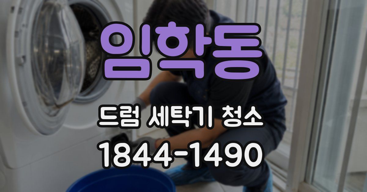 임학동 드럼 세탁기 청소