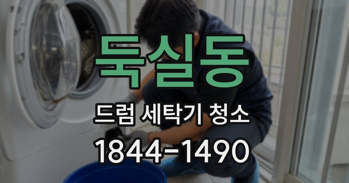 둑실동 드럼 세탁기 청소