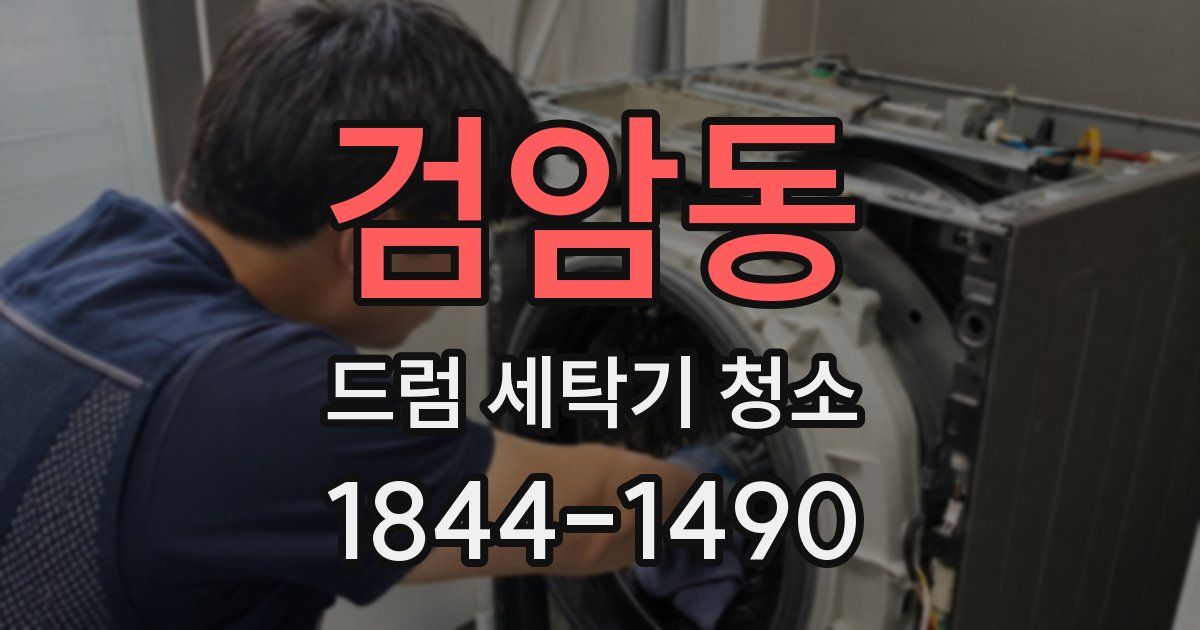 검암동 드럼 세탁기 청소