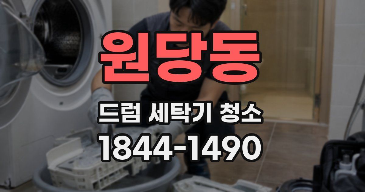 원당동 드럼 세탁기 청소