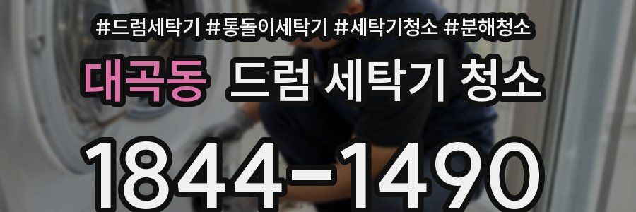대곡동 드럼 세탁기 청소