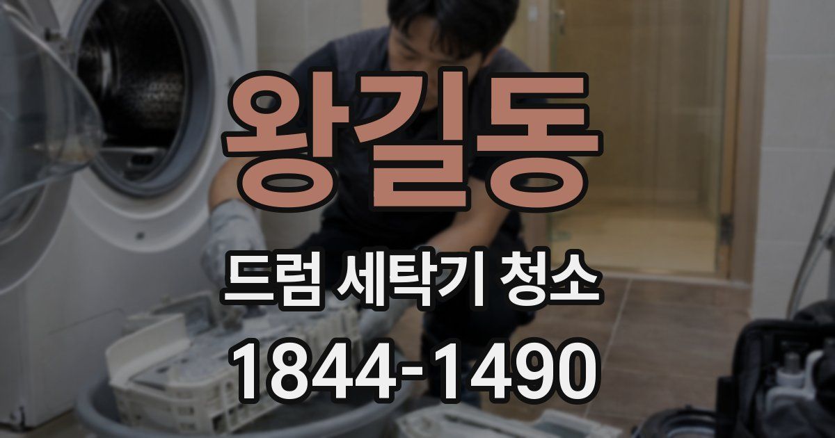 왕길동 드럼 세탁기 청소