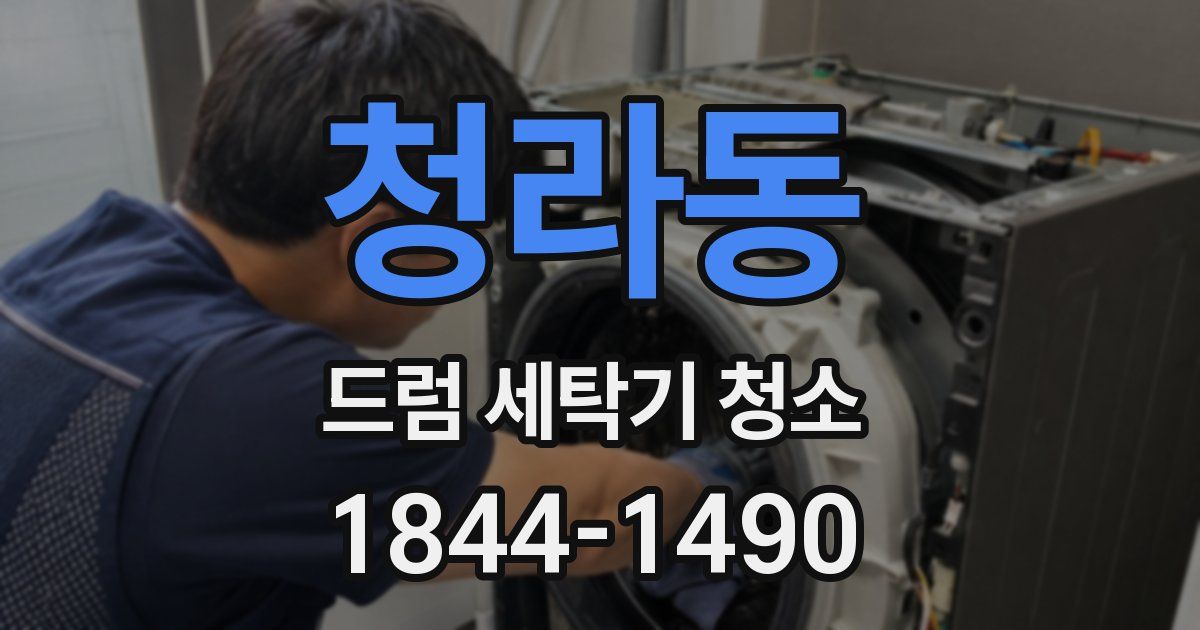 청라동 드럼 세탁기 청소