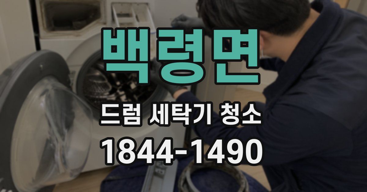 백령면 드럼 세탁기 청소