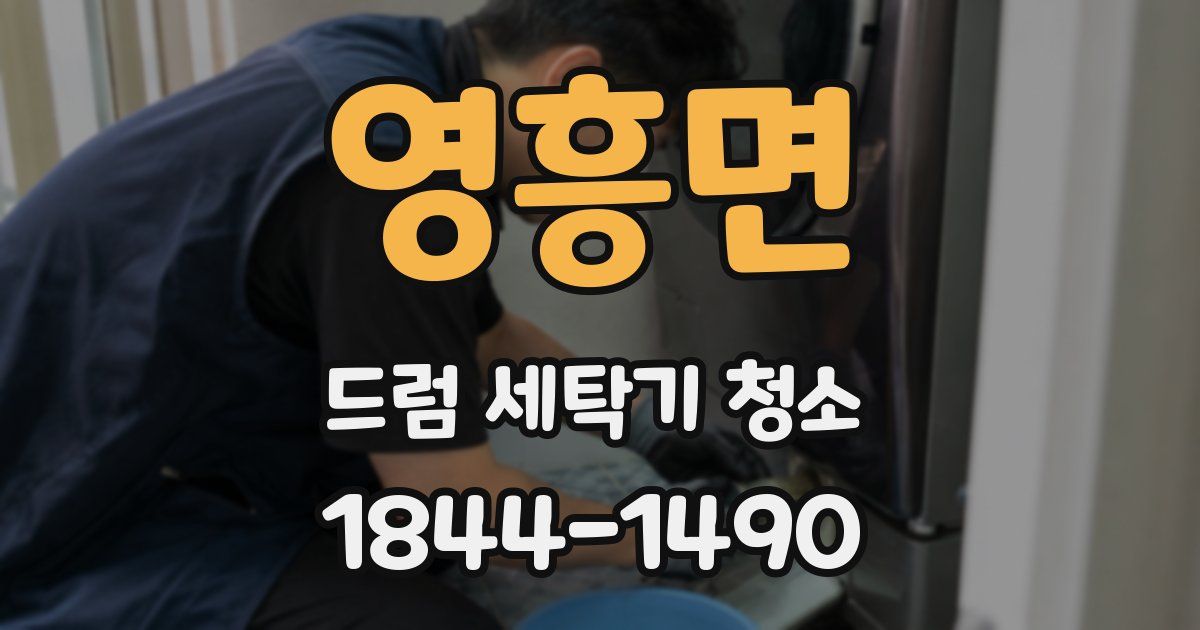 영흥면 드럼 세탁기 청소