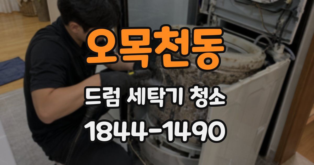 오목천동 드럼 세탁기 청소
