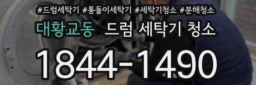 대황교동 드럼 세탁기 청소