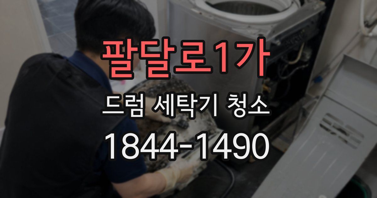 팔달로1가 드럼 세탁기 청소
