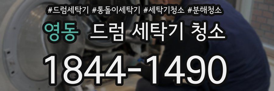 영동 드럼 세탁기 청소