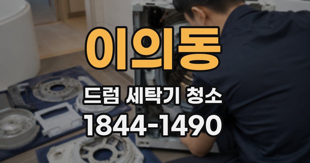 이의동 드럼 세탁기 청소